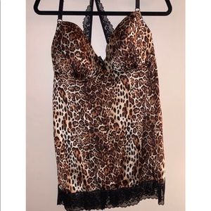 Adam & Eve Cheetah Lingerie 40D